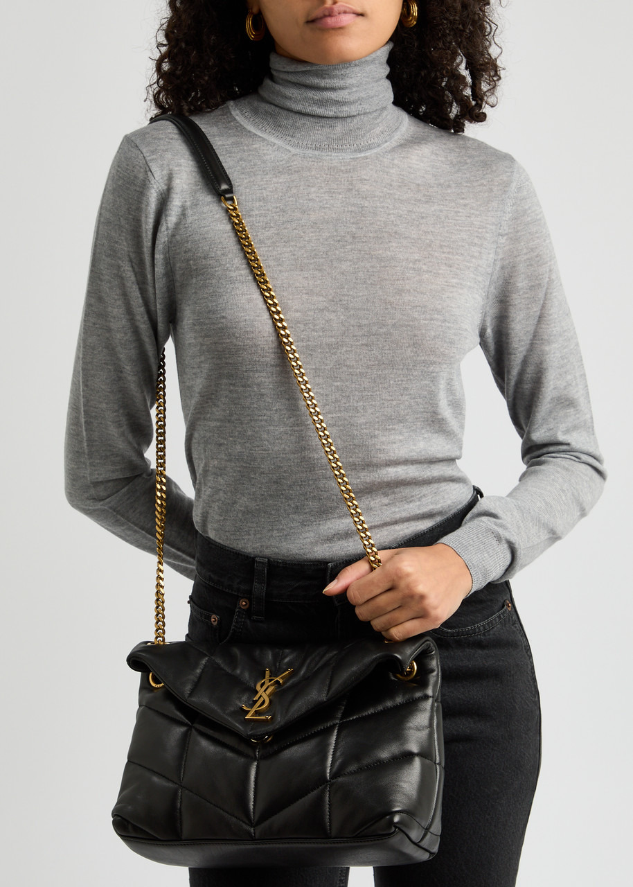 Saint Laurent Lou Puffer Small Leather Shoulder bag - 5