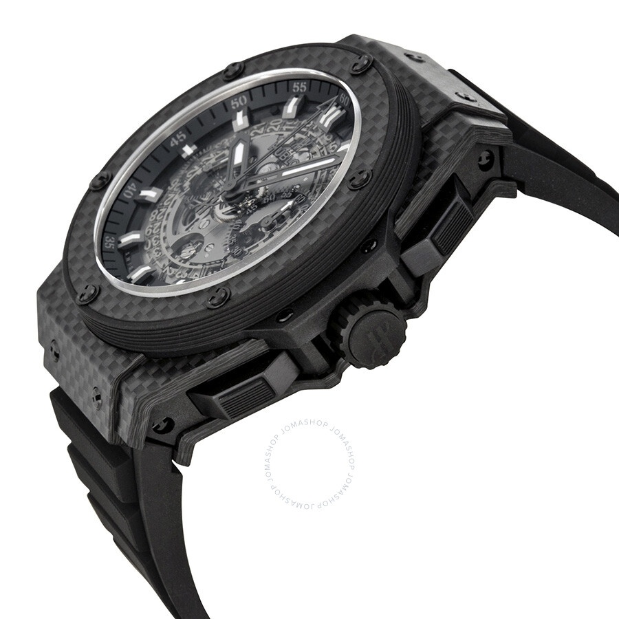 Hublot King Power Unico Skeleton Dial Automatic Carbon Fiber Rubber Men's Watch 701QX0140RX - 2