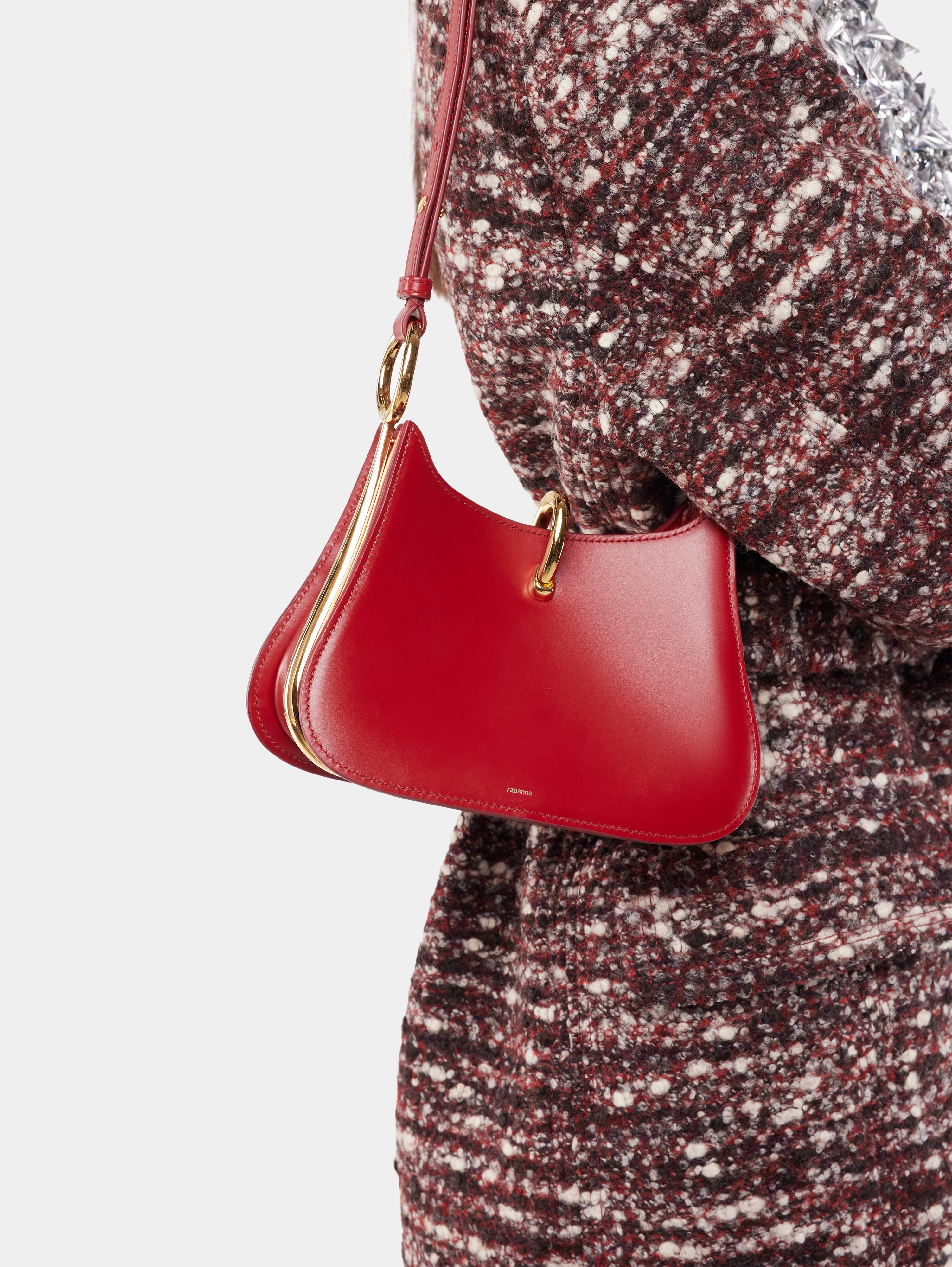 SMALL RING LEATHER BAG - 5