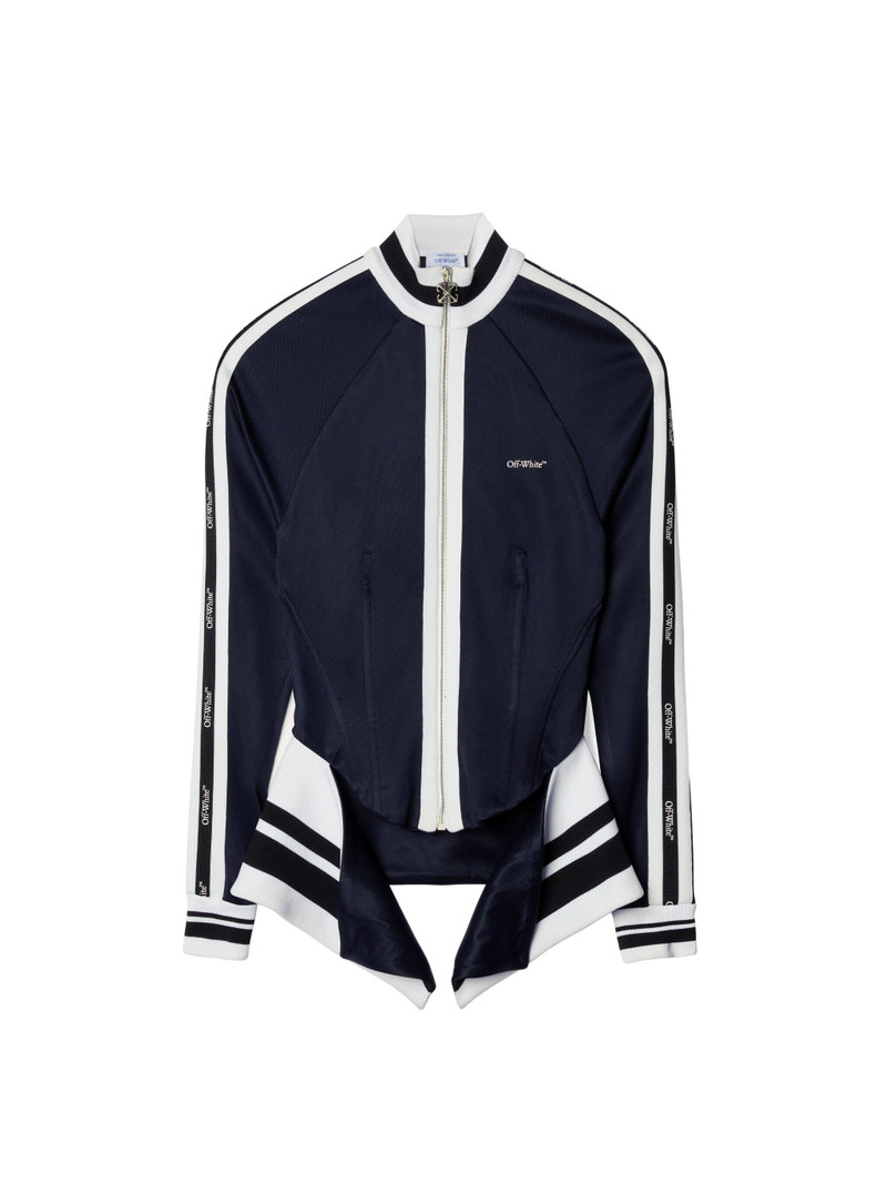 Dark Blue Corset Track Jacket 1