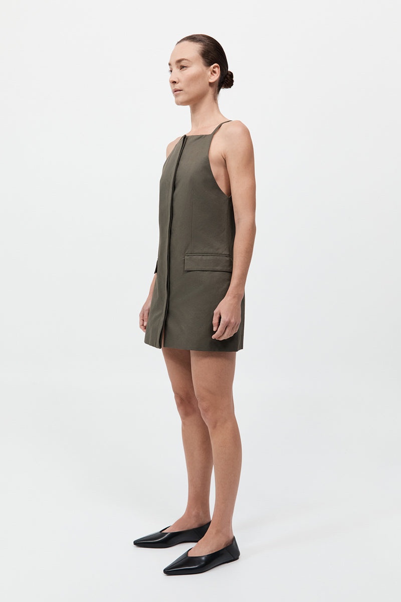Hybrid Tailored Mini Dress - Kalamata - 6