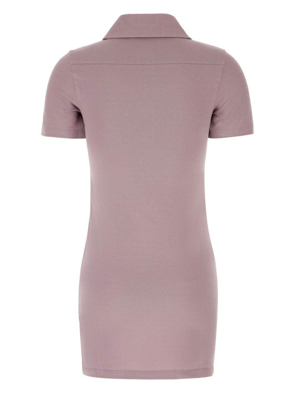 Mauve piquet polo dress - 2