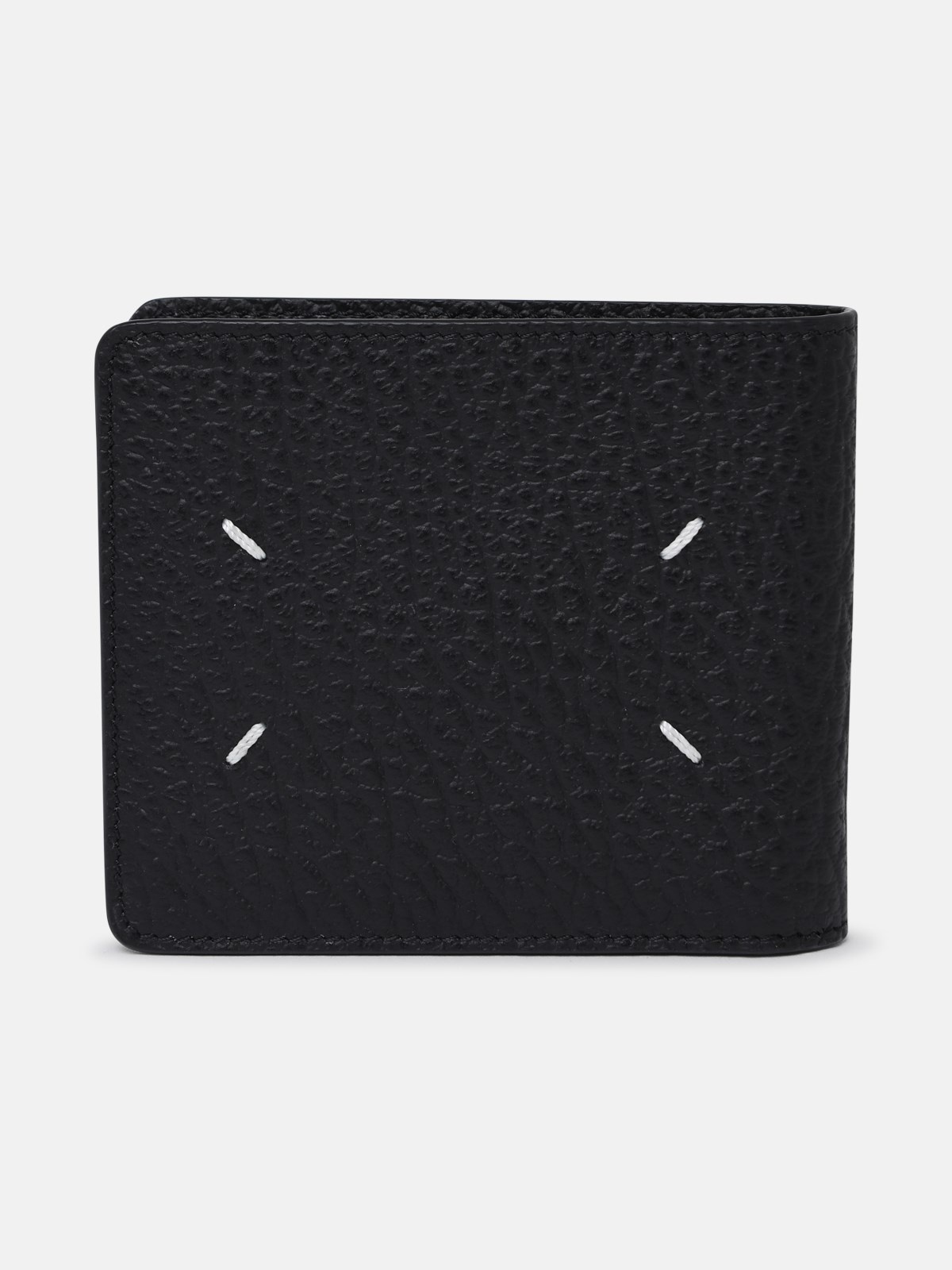Four Stitches black embossed leather wallet - 3