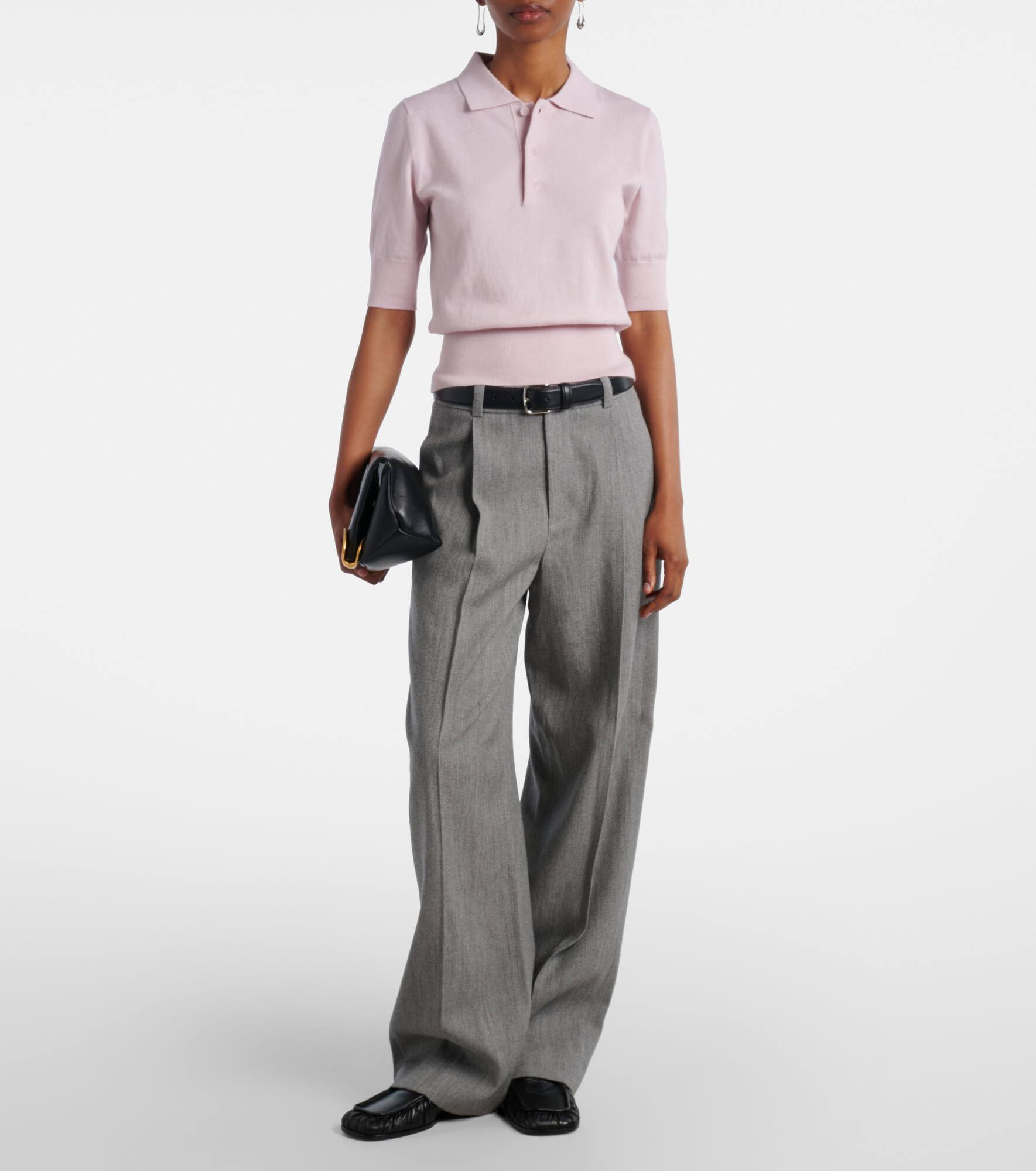 N°351 Park cotton and cashmere polo shirt - 2