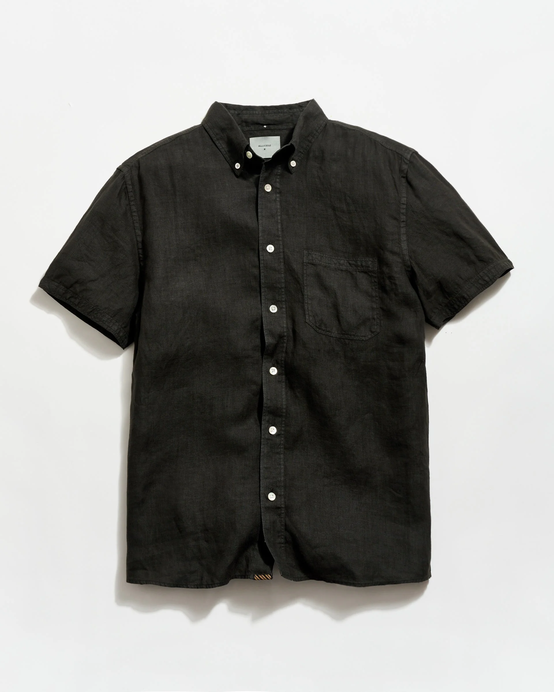 Short Sleeve Linen Tuscumbia Shirt Button Down - 1