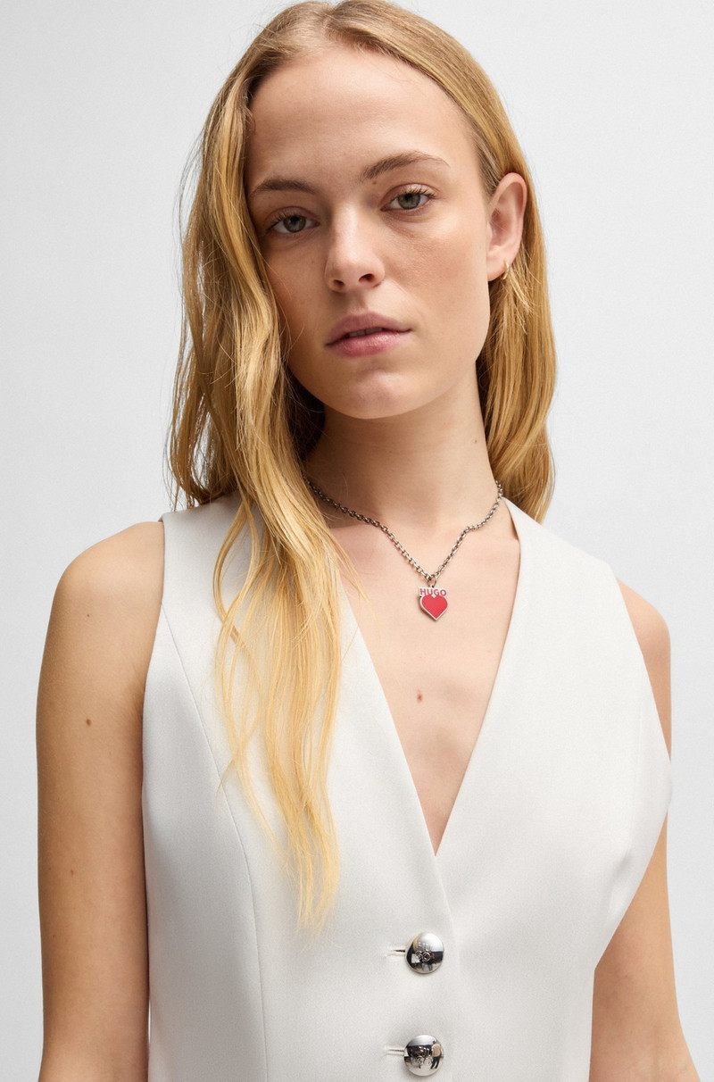 REGULAR-FIT WAISTCOAT IN SHIMMER FABRIC 5