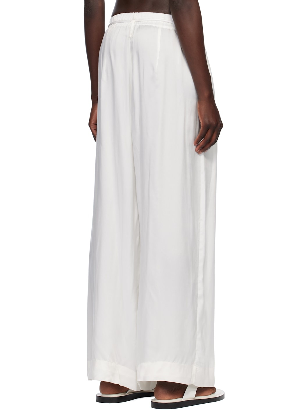 White Sanded Trousers - 3