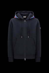 Moncler Logo Zip-Up Hoodie | REVERSIBLE