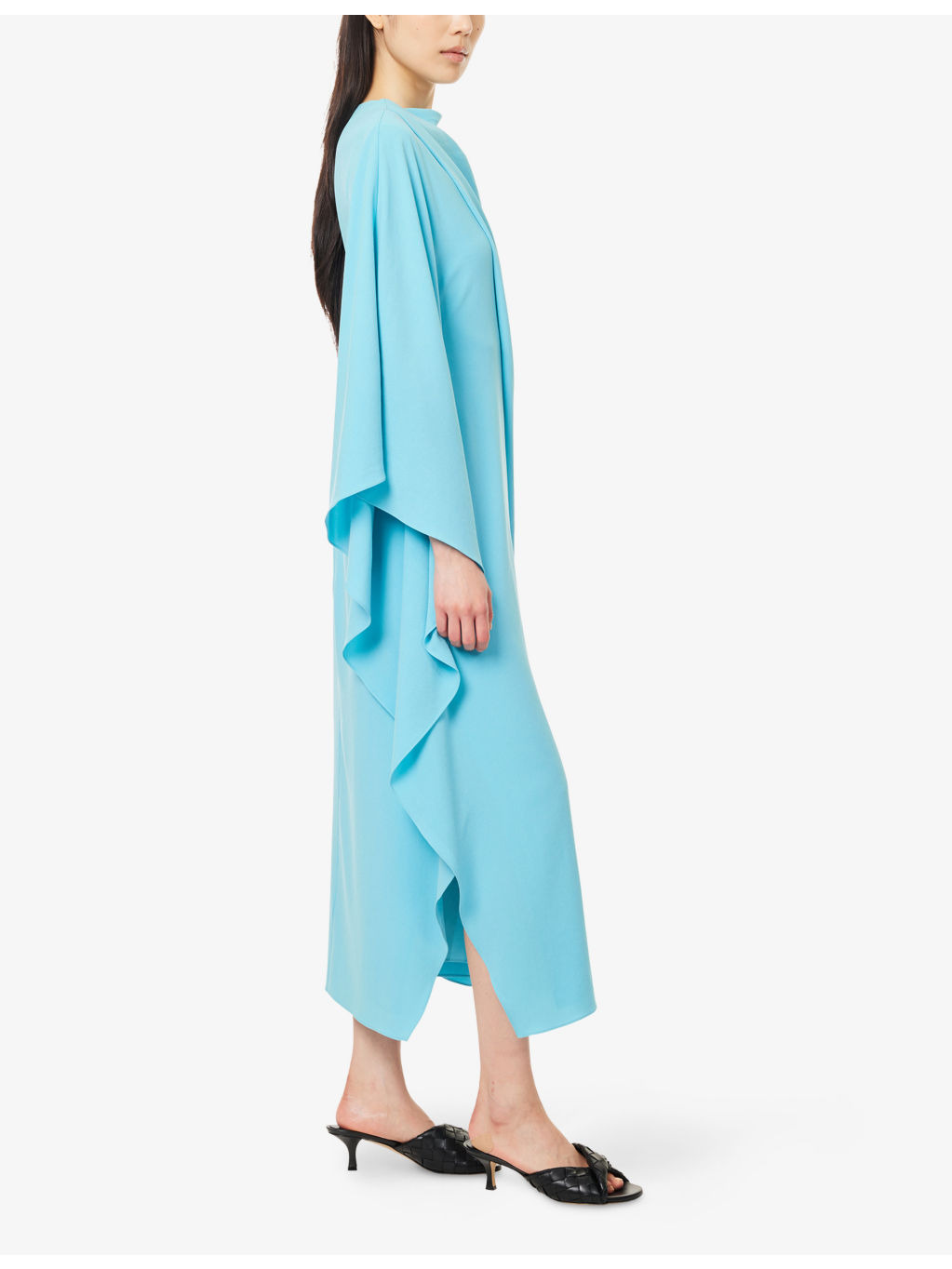 Hilmi Draped Woven Maxi Dress - 3