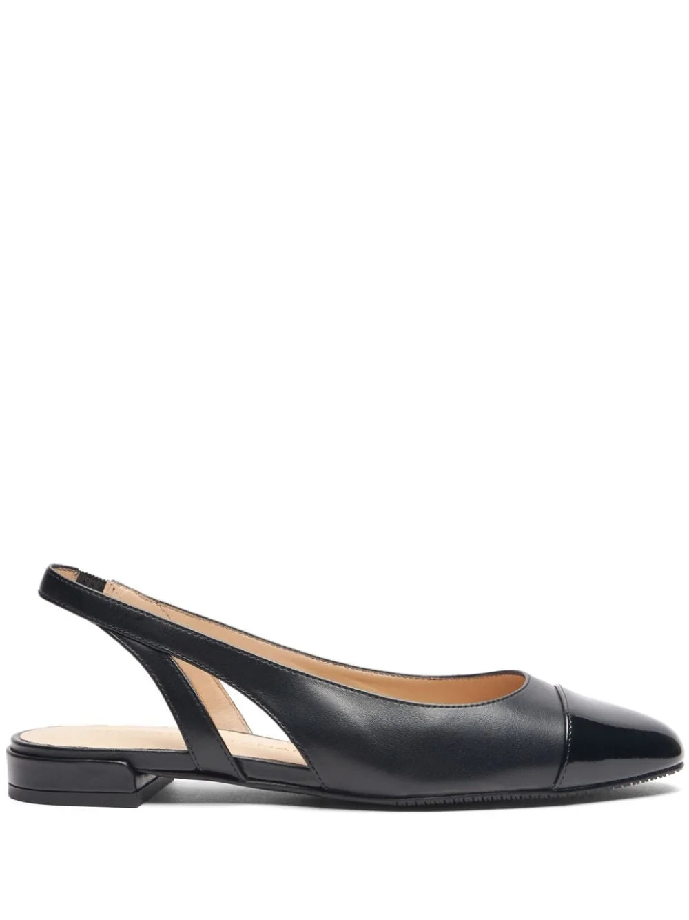 Sleek slingback ballerina shoes - 1