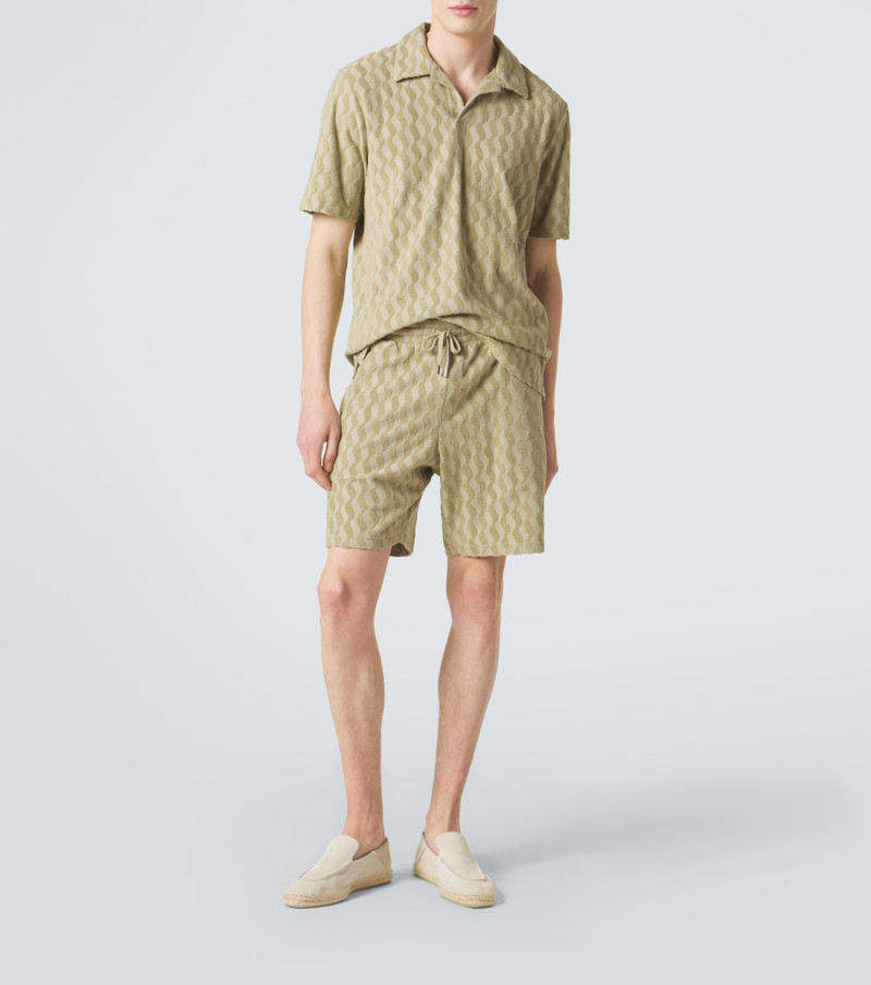 FRESCOBOL CARIOCA Augusto jacquard terry Bermuda shorts outlook