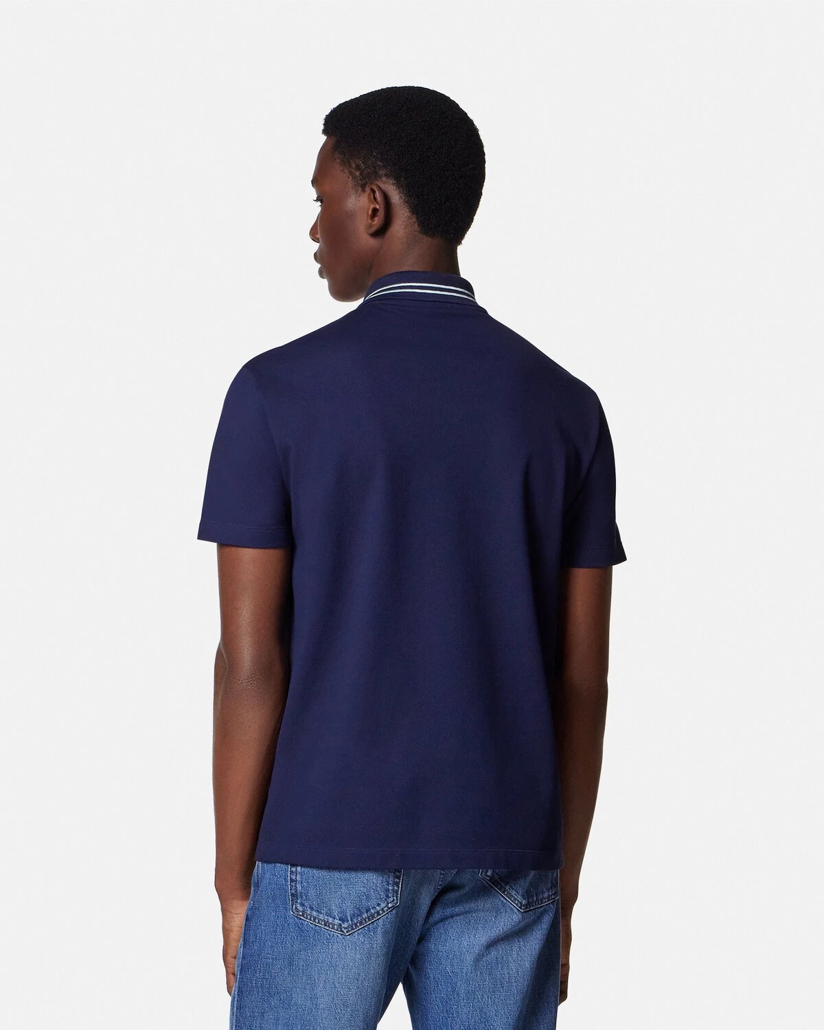 Embroidered Medusa Polo Shirt - 5