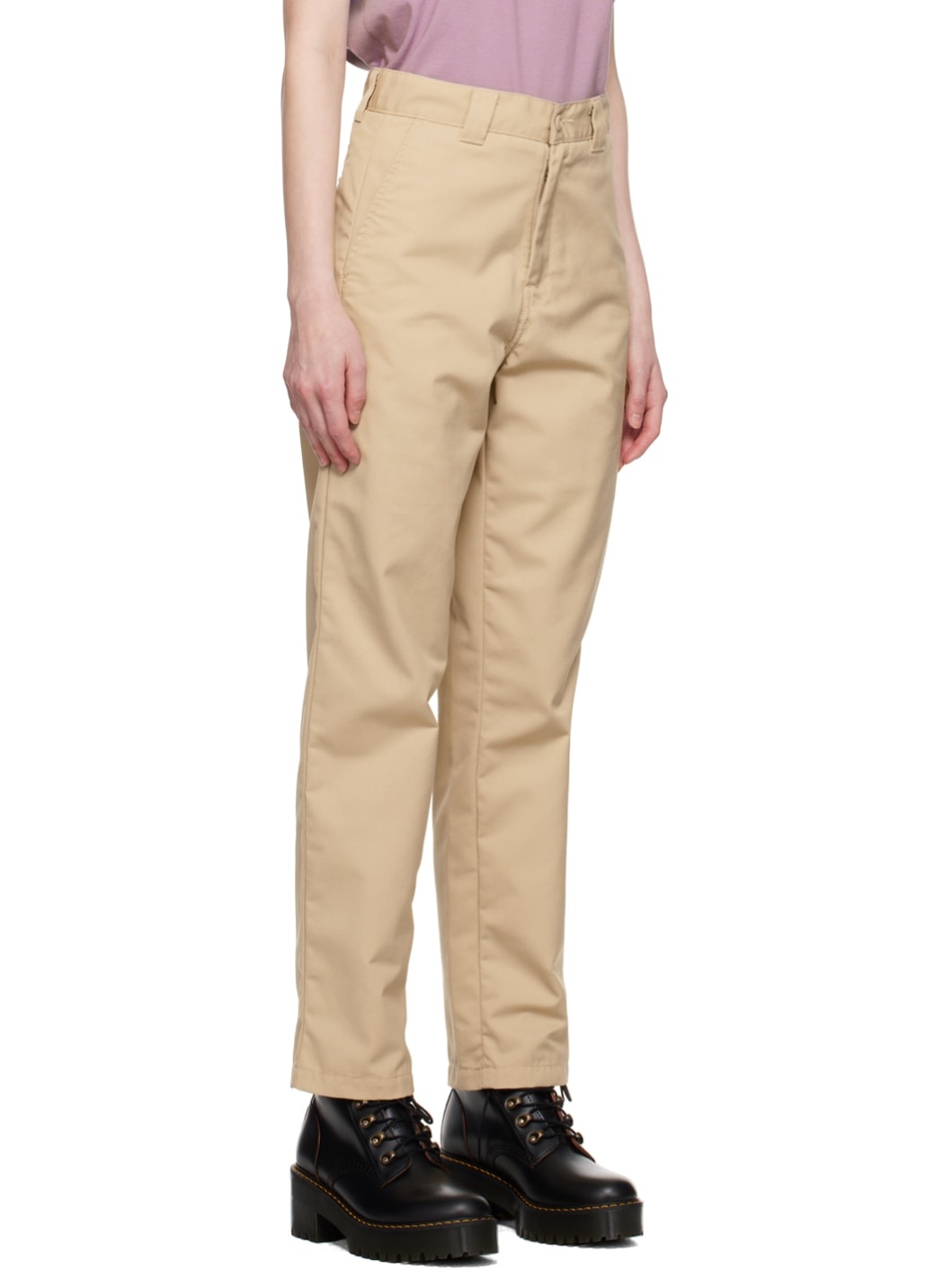 Beige W' Master Trousers - 2