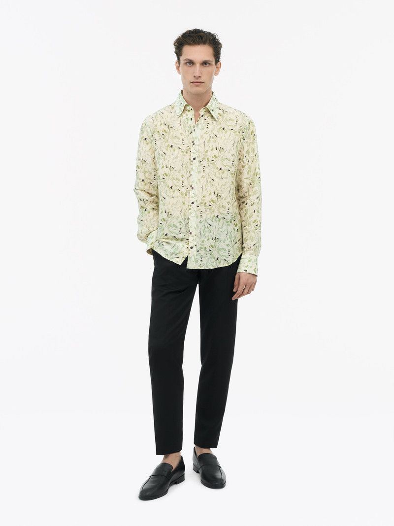TIGER OF SWEDEN Bennett Linen Print Shirt outlook