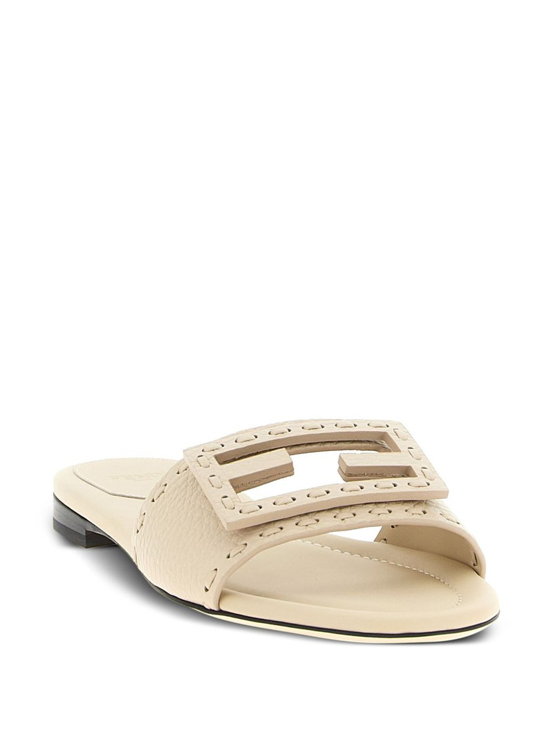 FENDI Baguette macro-stitching slides outlook