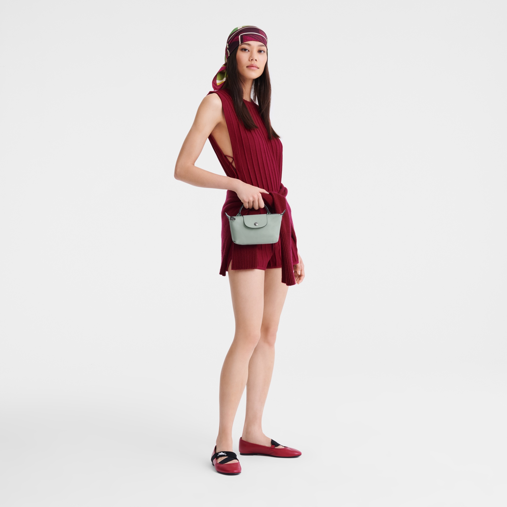 Le Pliage Xtra XS Pouch Vervain - Leather - 2