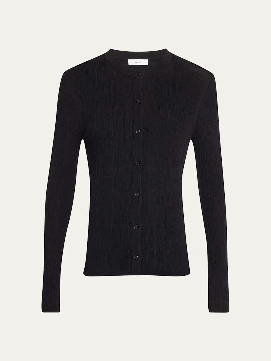 Fisher Ribbed Cardigan - 1