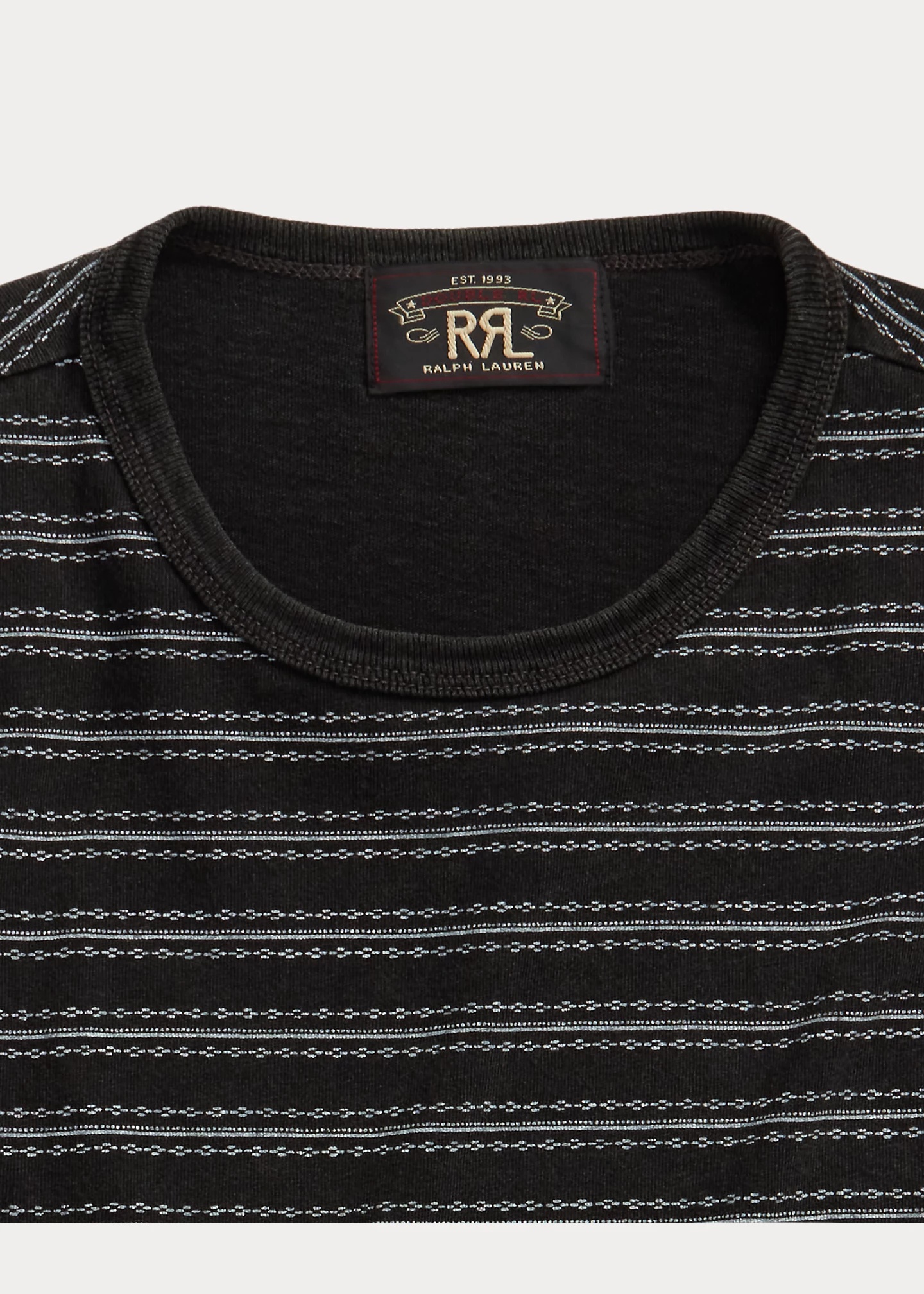 Striped Jersey Crewneck T-Shirt - 3