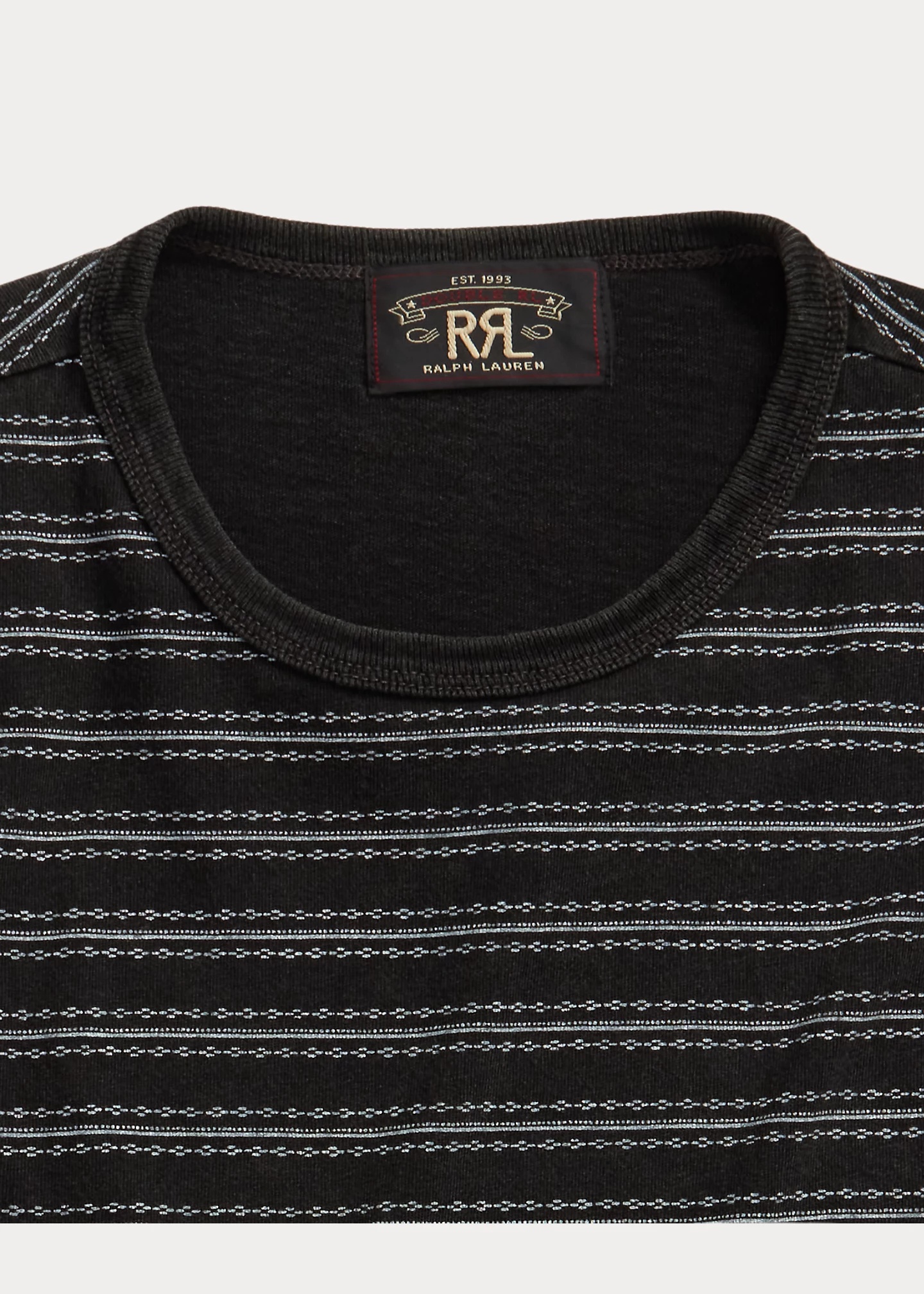 Striped Jersey Crewneck T-Shirt - 3