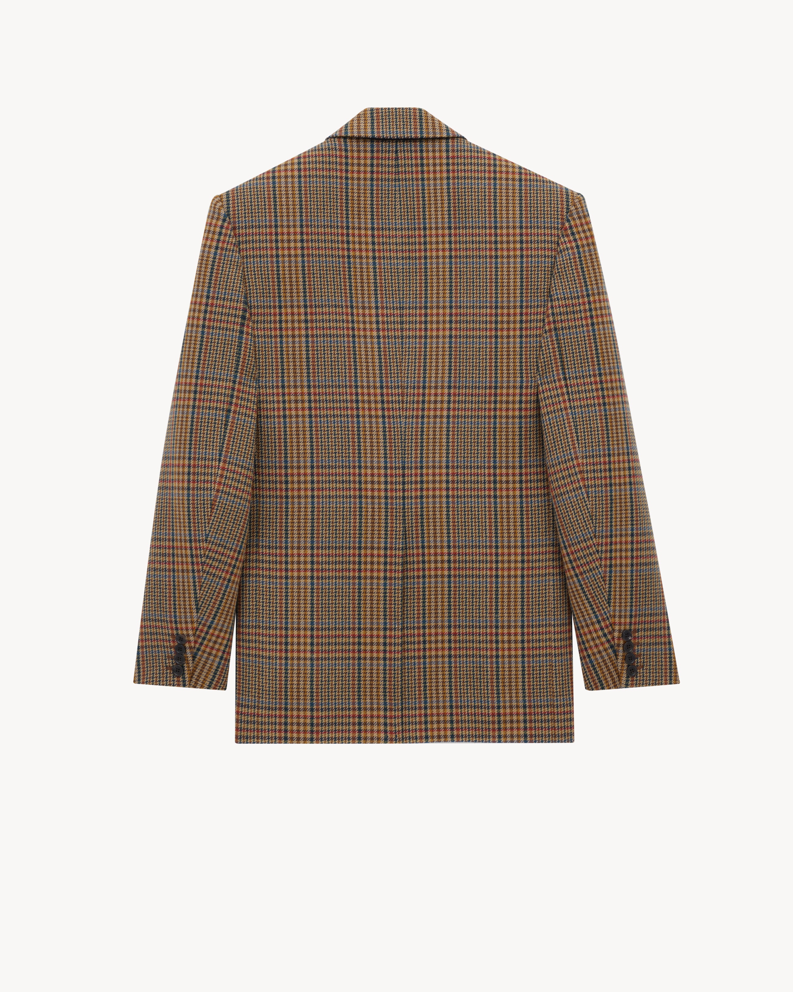 JACKET IN PRINCE OF WALES WOOL - 4