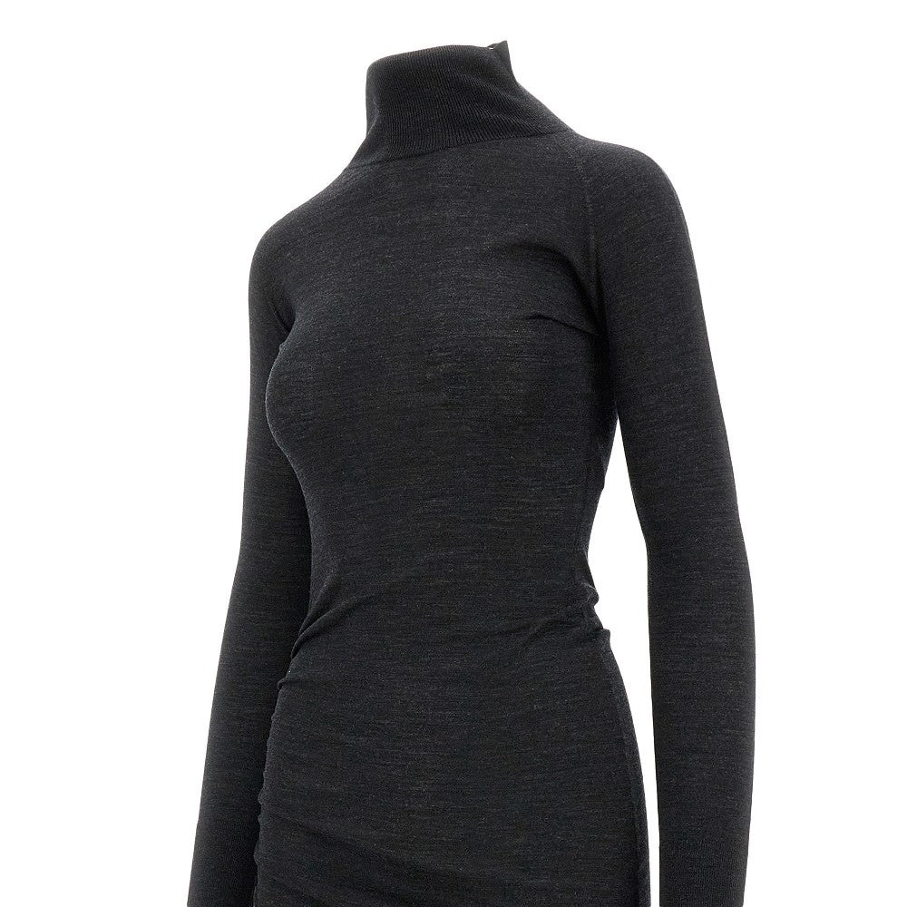 ワンピース Alaia Draped Knit Dress Alaïa DRAPED KNITTED MIDI DRESS | rboutique | REVERSIBLE