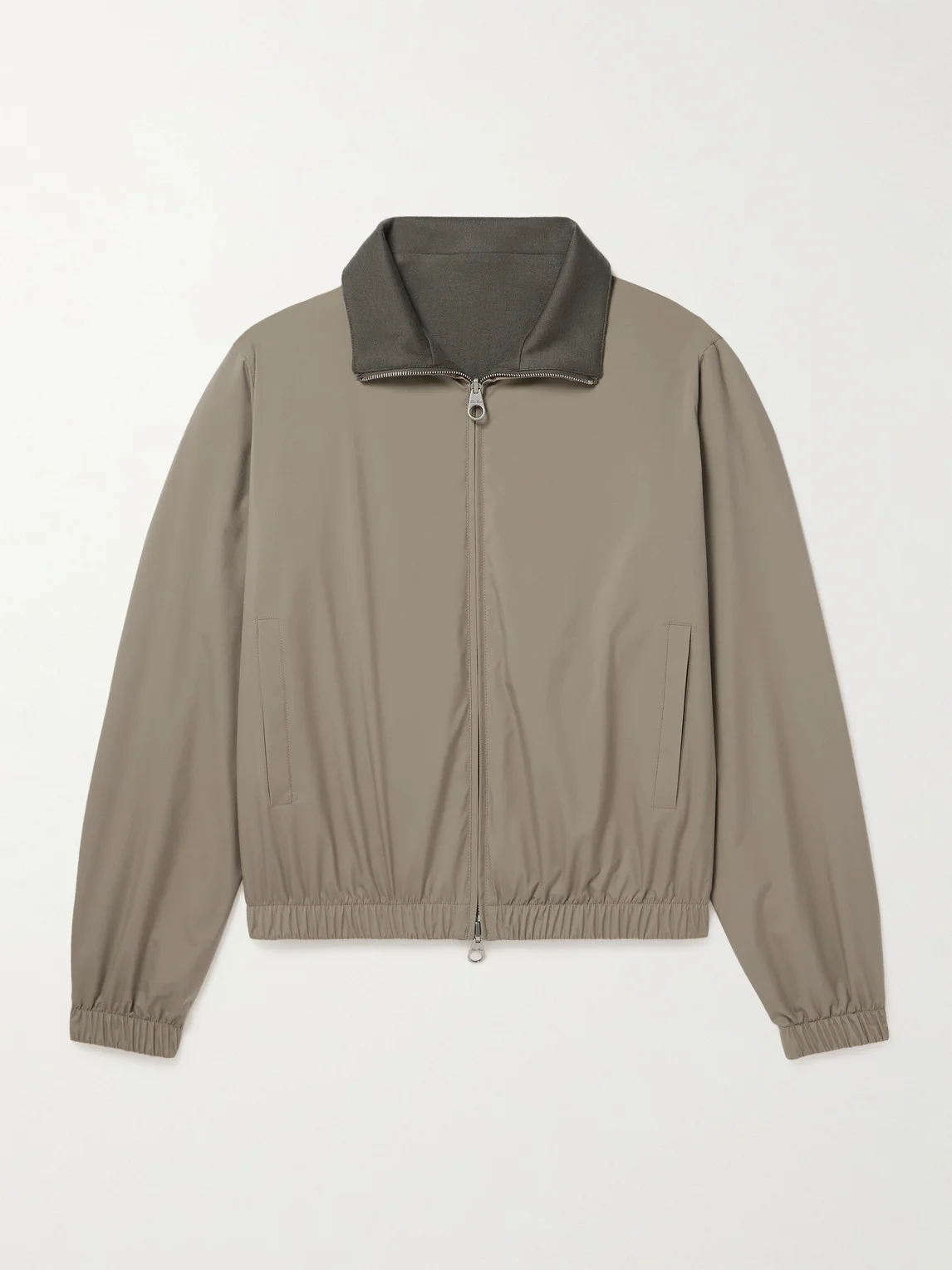 Reversible Windmate® Storm System® Shell and Cashmere Bomber Jacket - 1