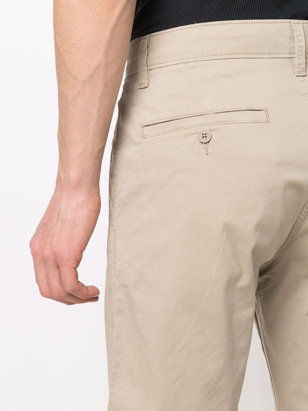 tapered chino shorts - 5