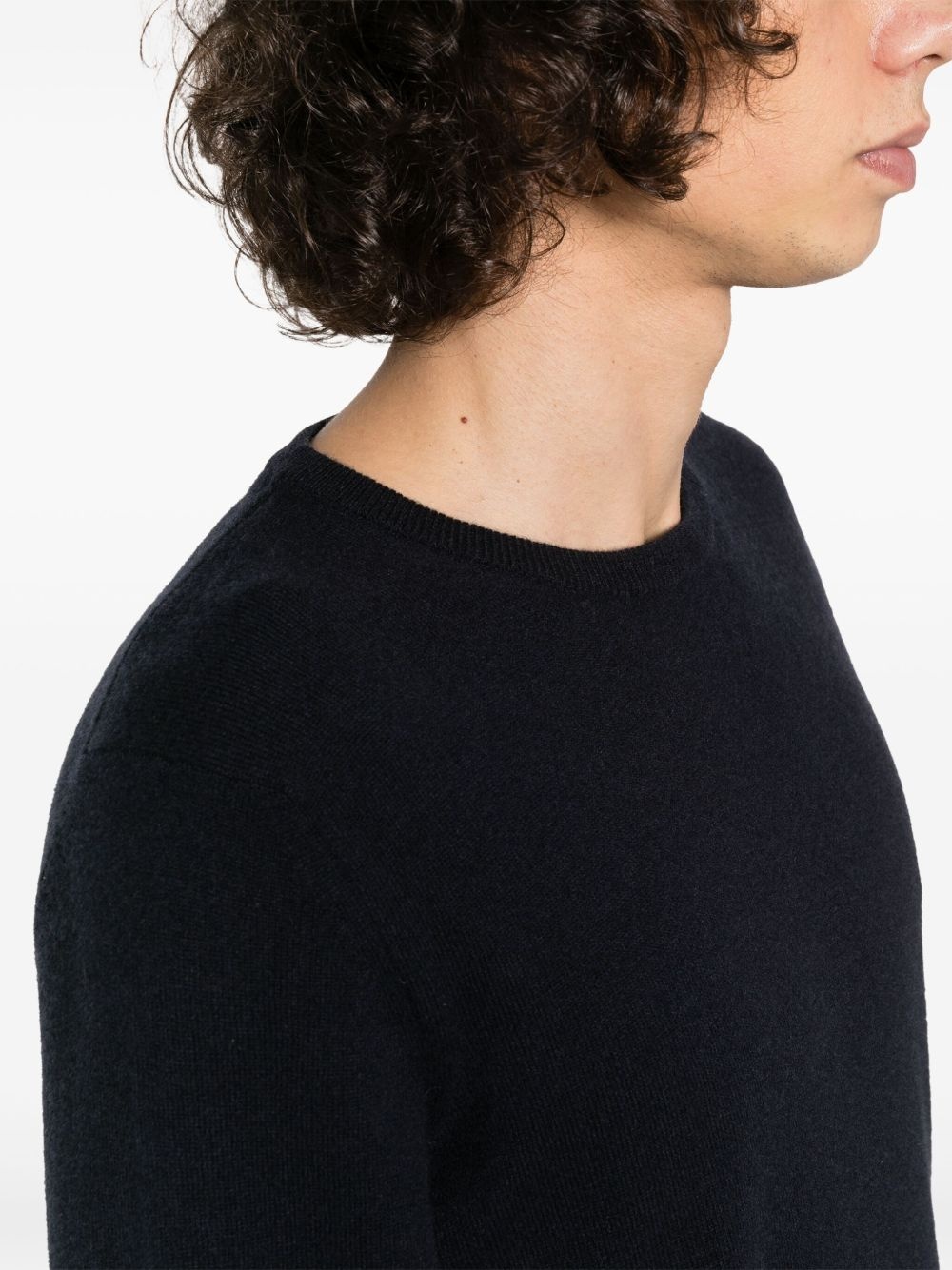 crew-neck fine-knit jumper - 5