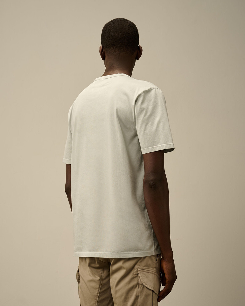 70/2 Mercerized Jersey Logo Patch T-Shirt 4