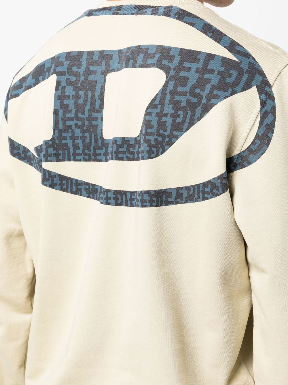 logo-print cotton sweatshirt - 5