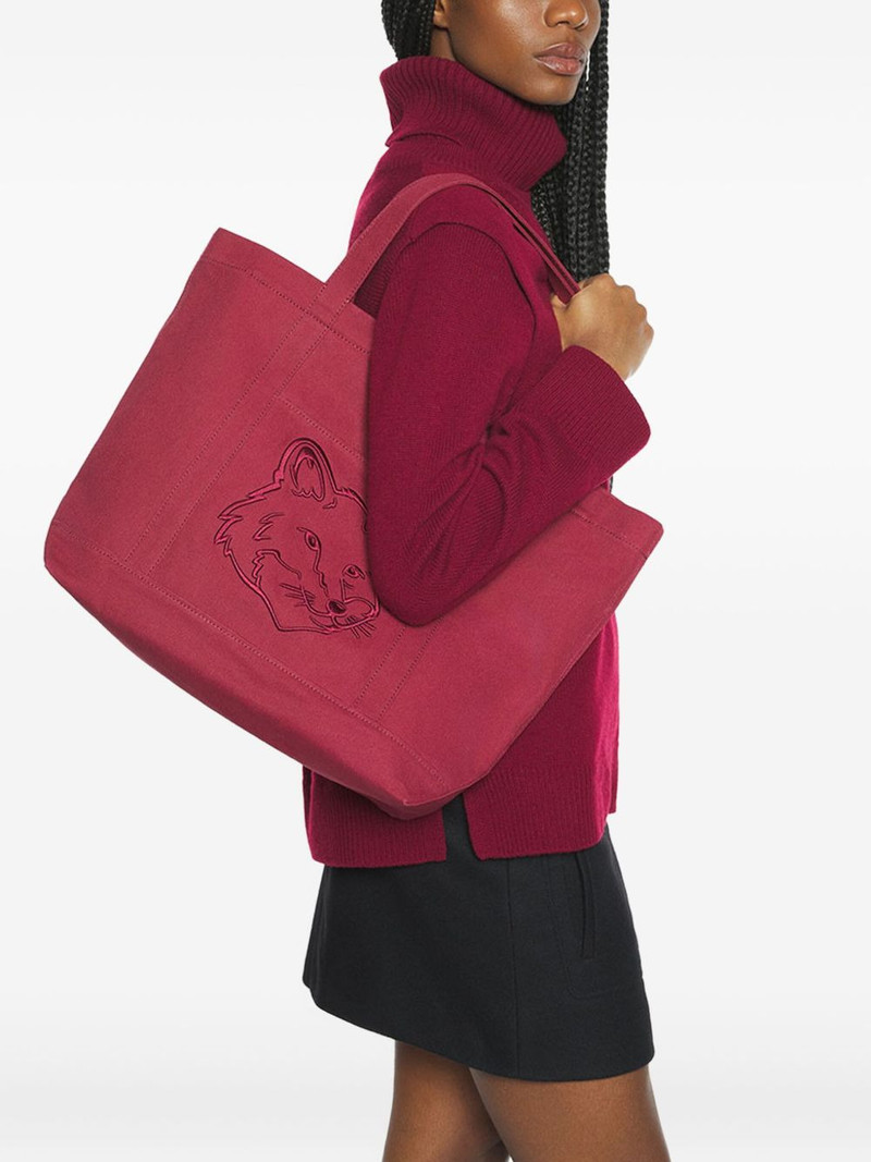 Maison Kitsuné large Fox Head tote bag outlook