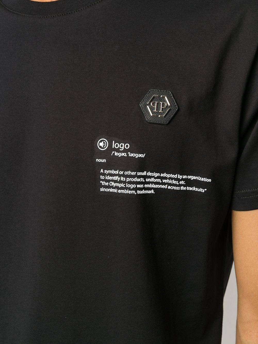 logo print T-shirt - 5