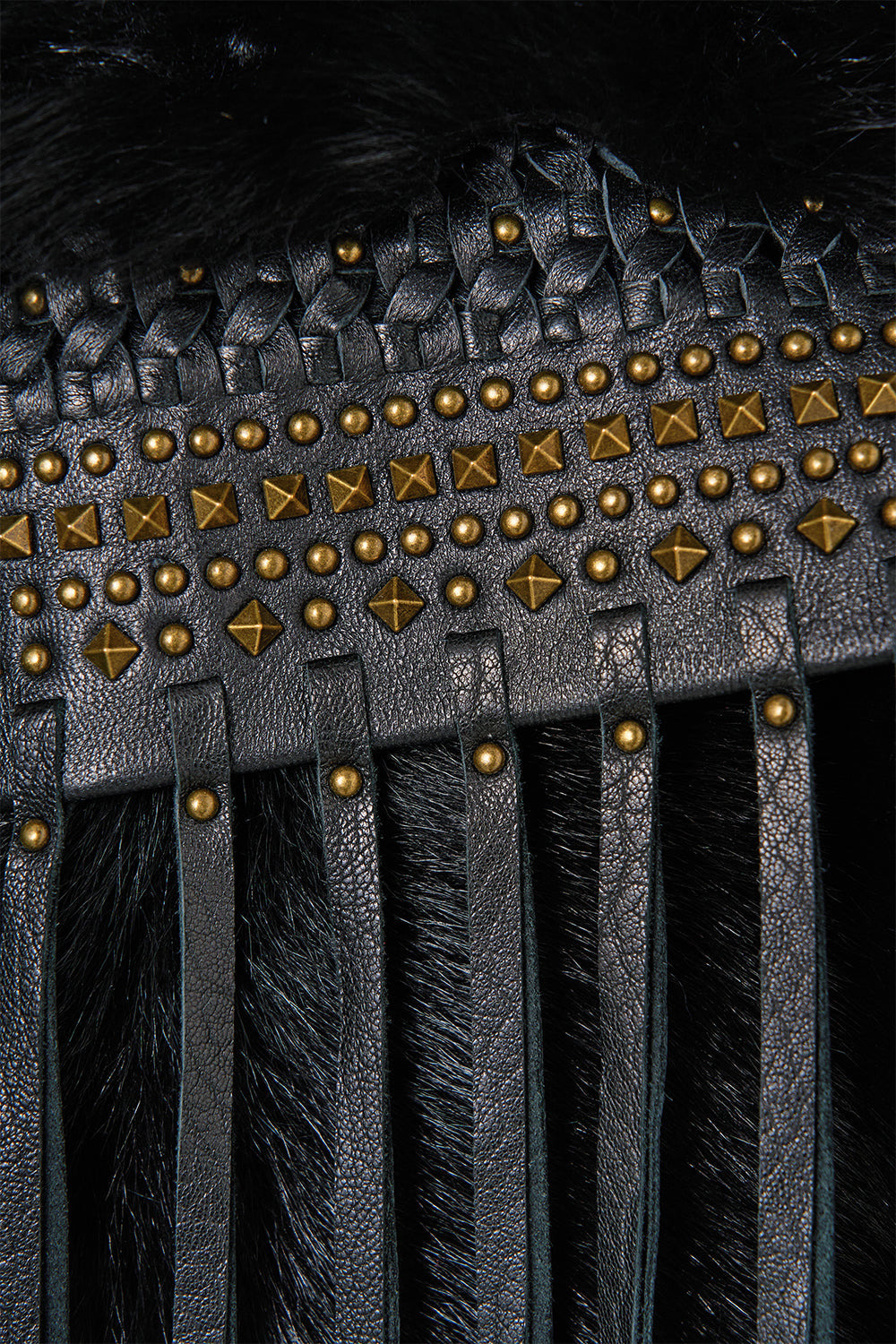 SHEARLING COAT WITH REMOVABLE FRINGING - 6
