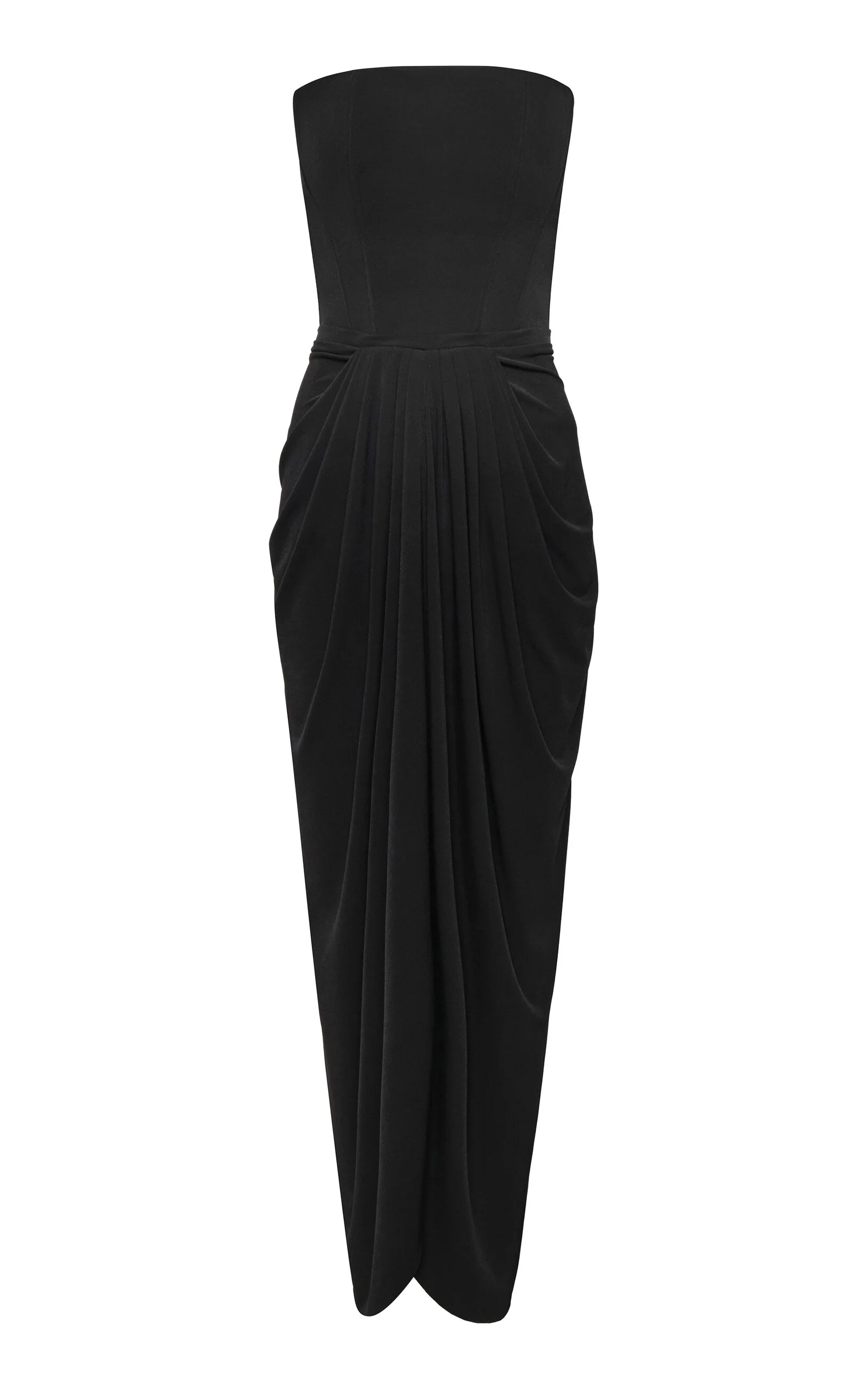 Luces Strapless Midi Dress black - 1