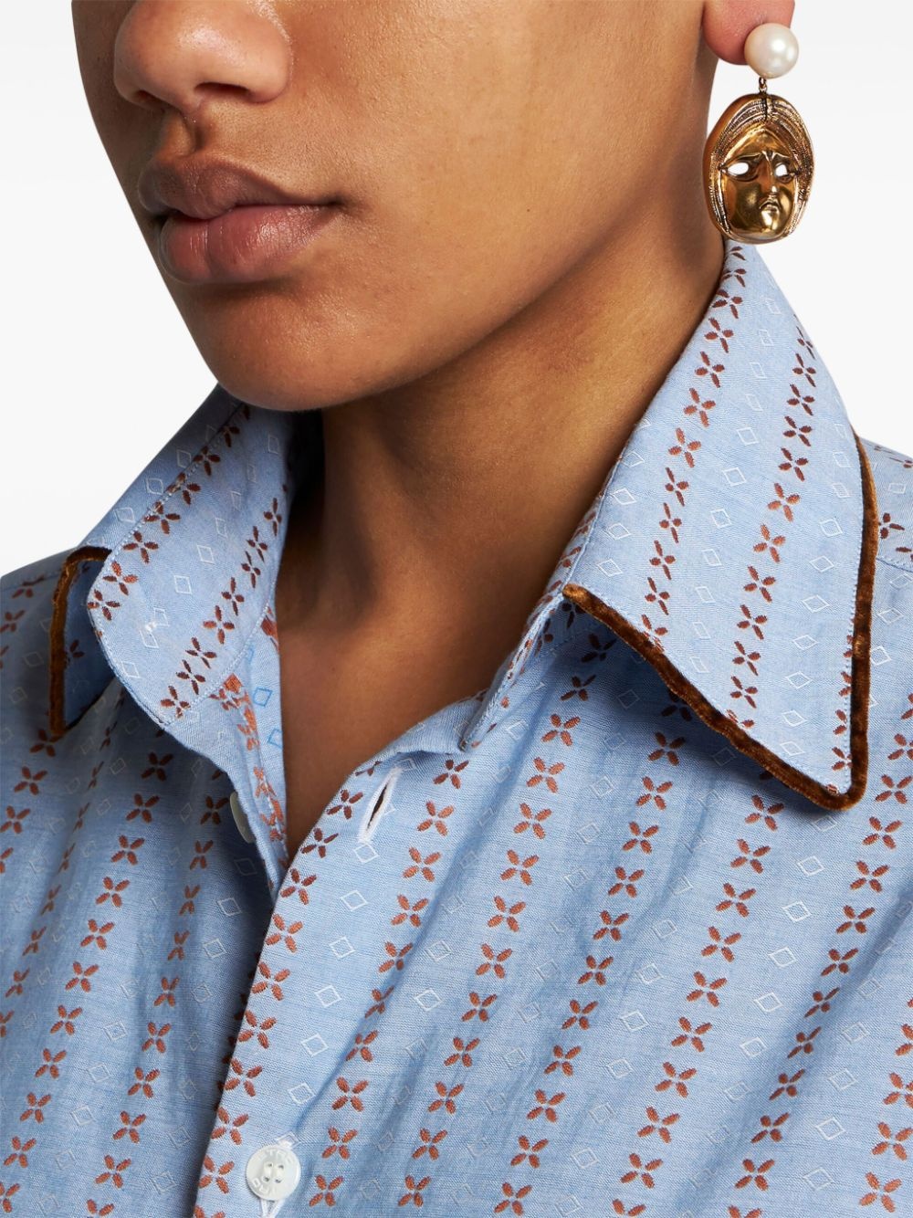 Masks pearl earrings - 3