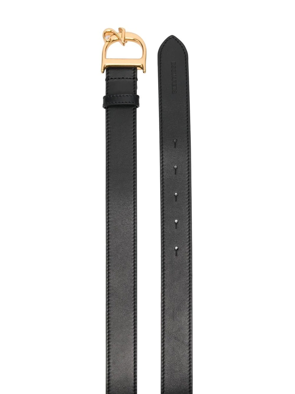 logo buckle belt - 2