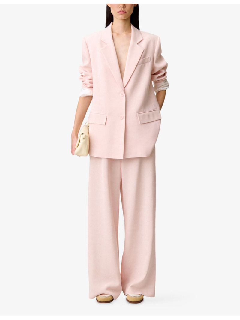Claudie Pierlot Tailored Single-Breasted Woven Blazer outlook