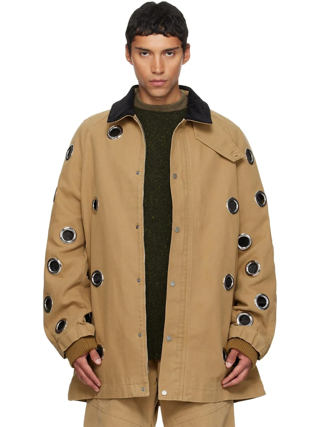 Beige Barbour Jacket - 1