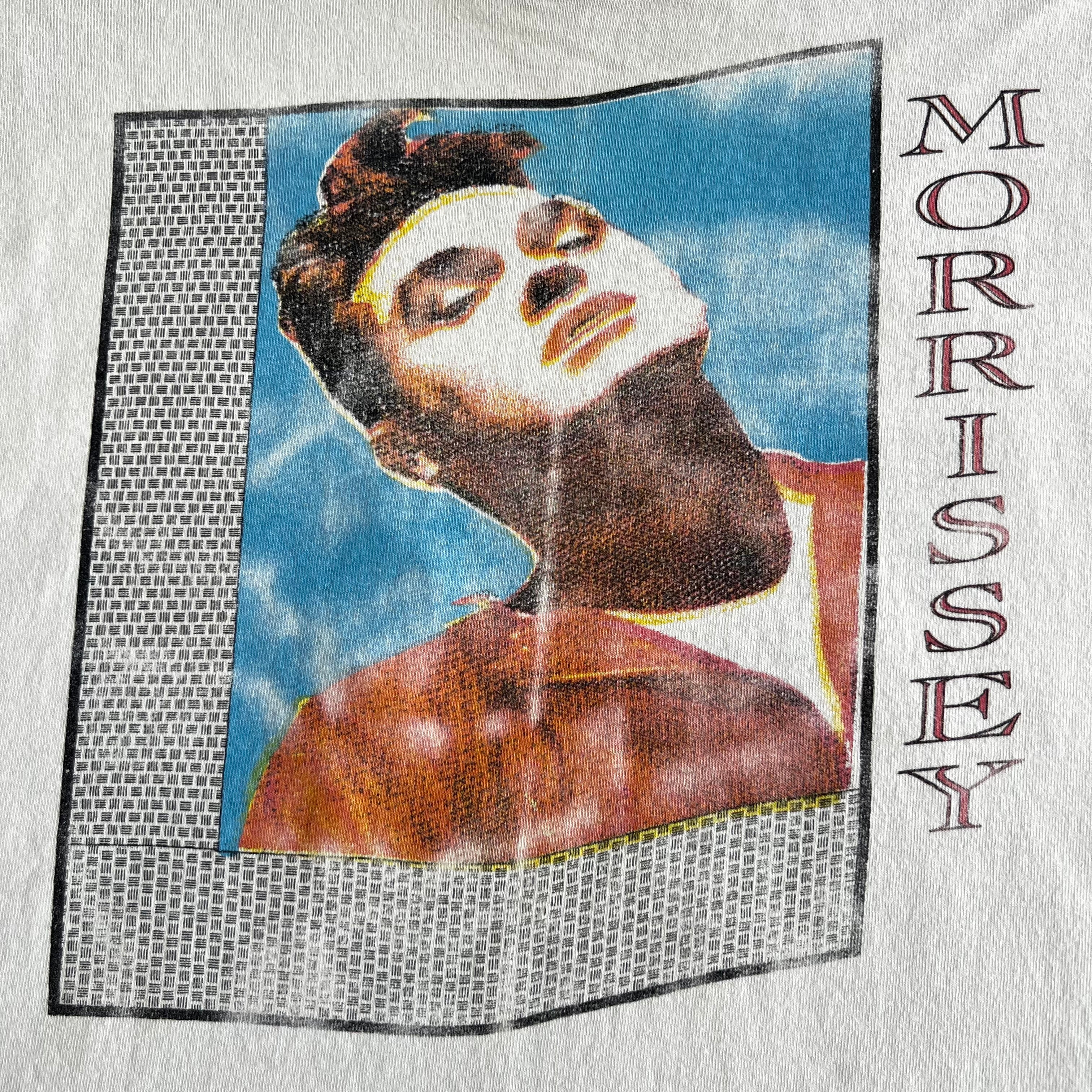 Final Blow - Vintage 90s Morrissey Portrait Photo T-Shirt SZ XL - 2