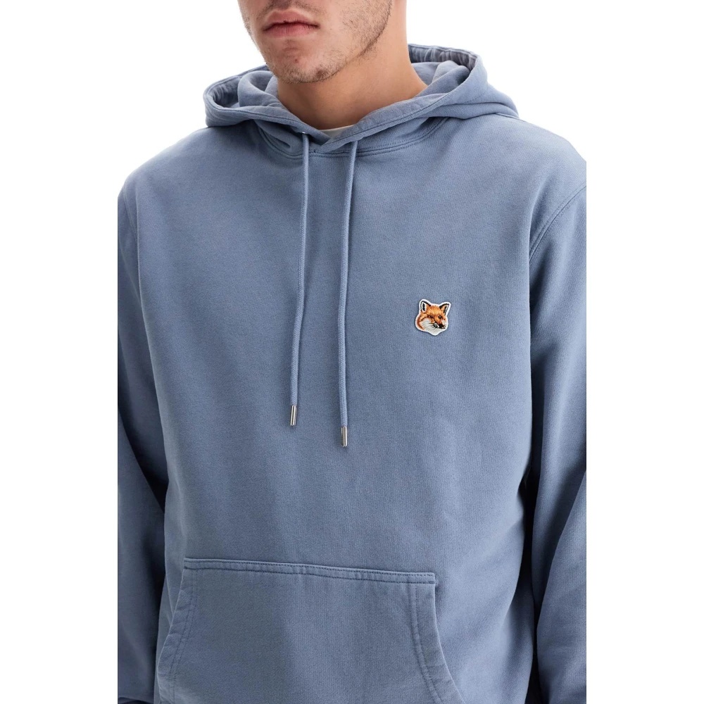 スウェット・トレーナー MAISON KITSUNE LM00702 KM0001 P154 Sweatshirts KITSUNE' SPEEDY FOX PATCH COMFORT SWEATSHIRT | Maison Kitsuné