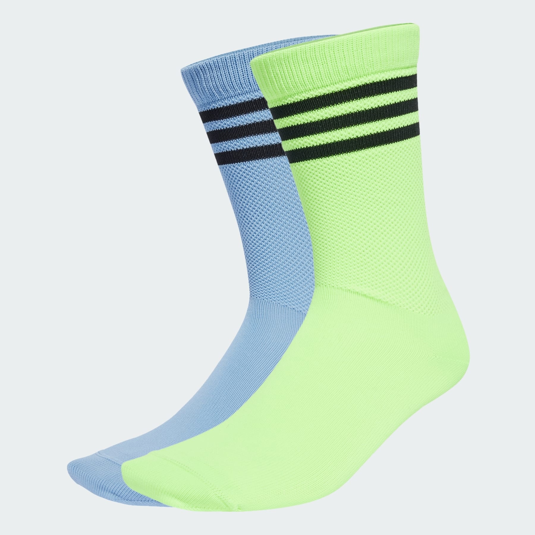 Textured Crew Socks 2 Pairs - 1