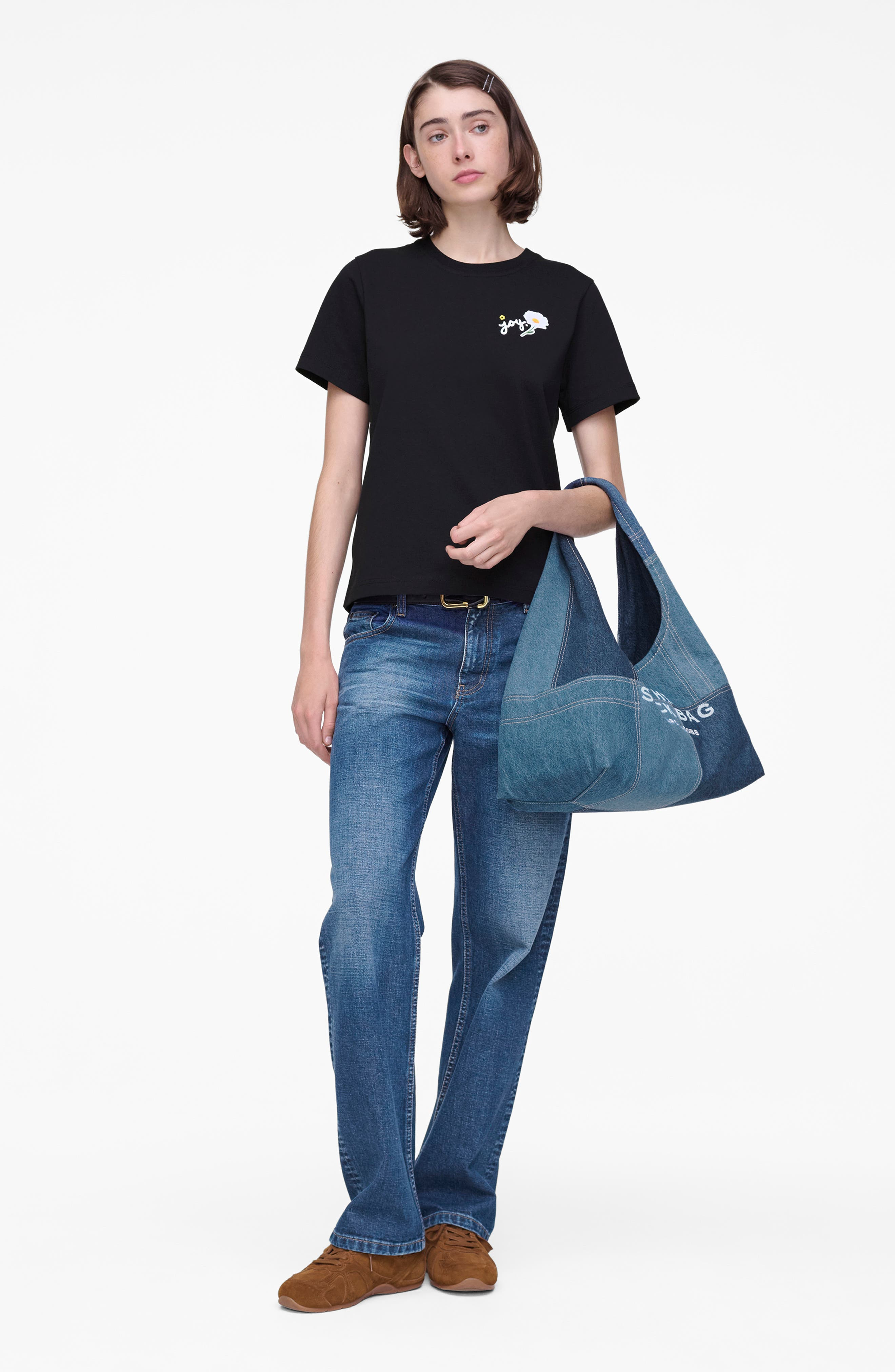 Marc Jacobs Marc Is Joy Daisy Graphic Baby T-Shirt in Black at Nordstrom - 8