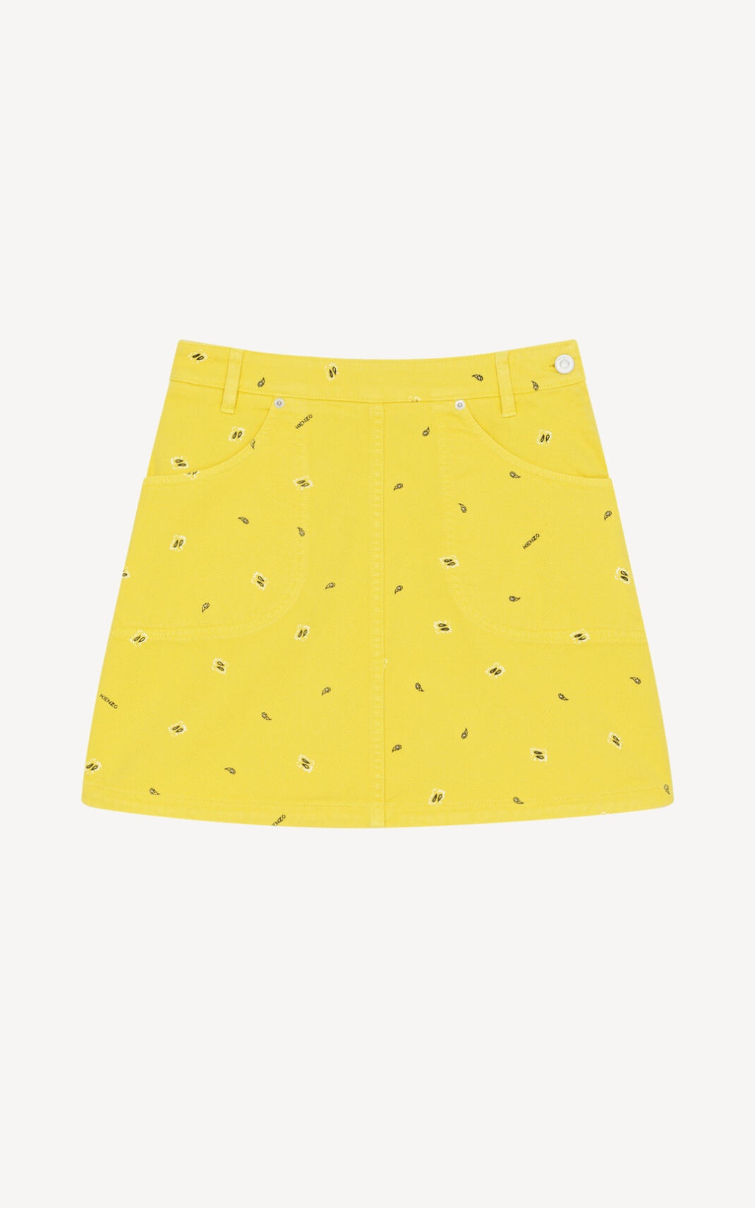 'Bandana' short denim skirt - 1