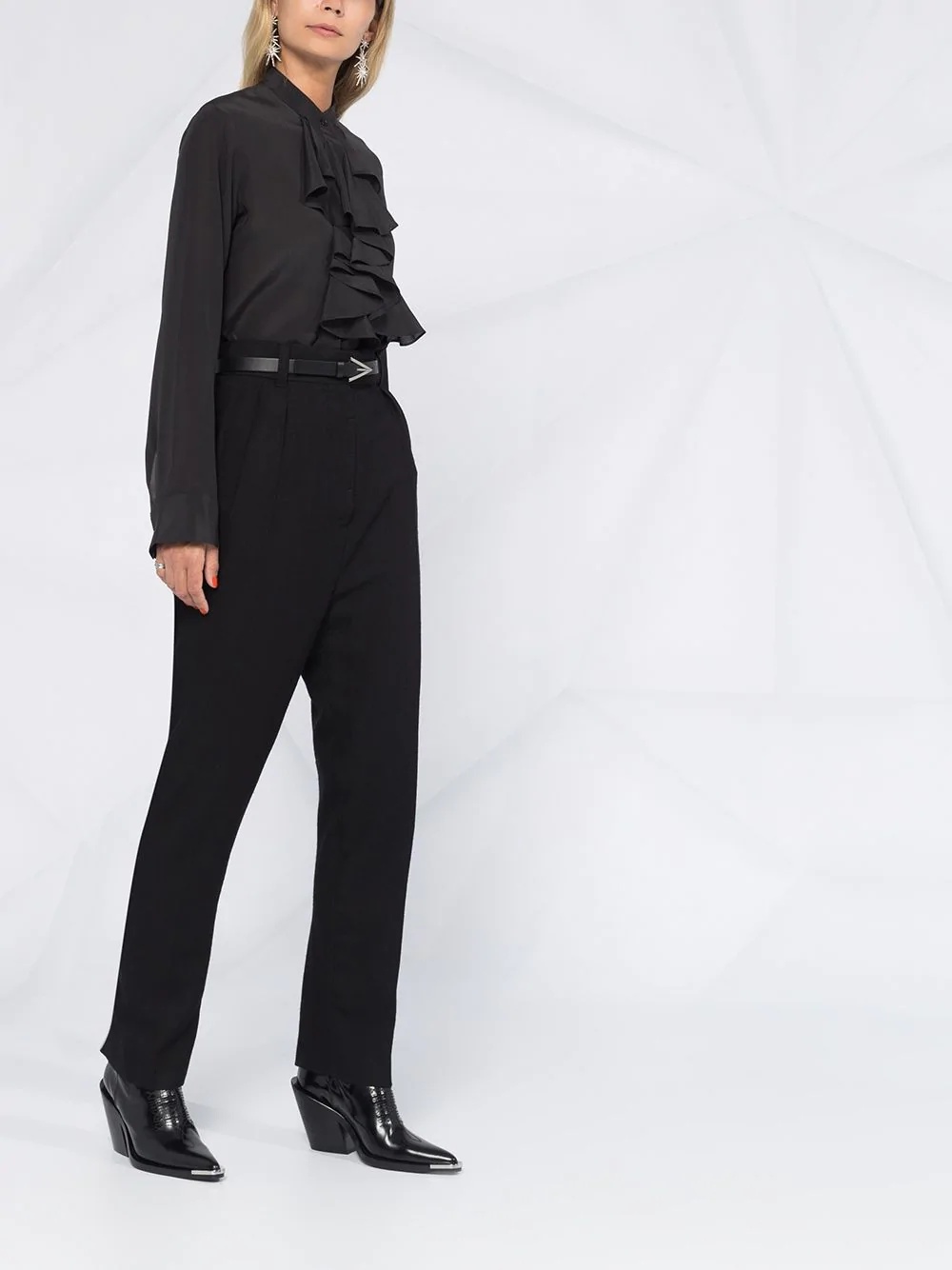 tailored tapered trousers - 6