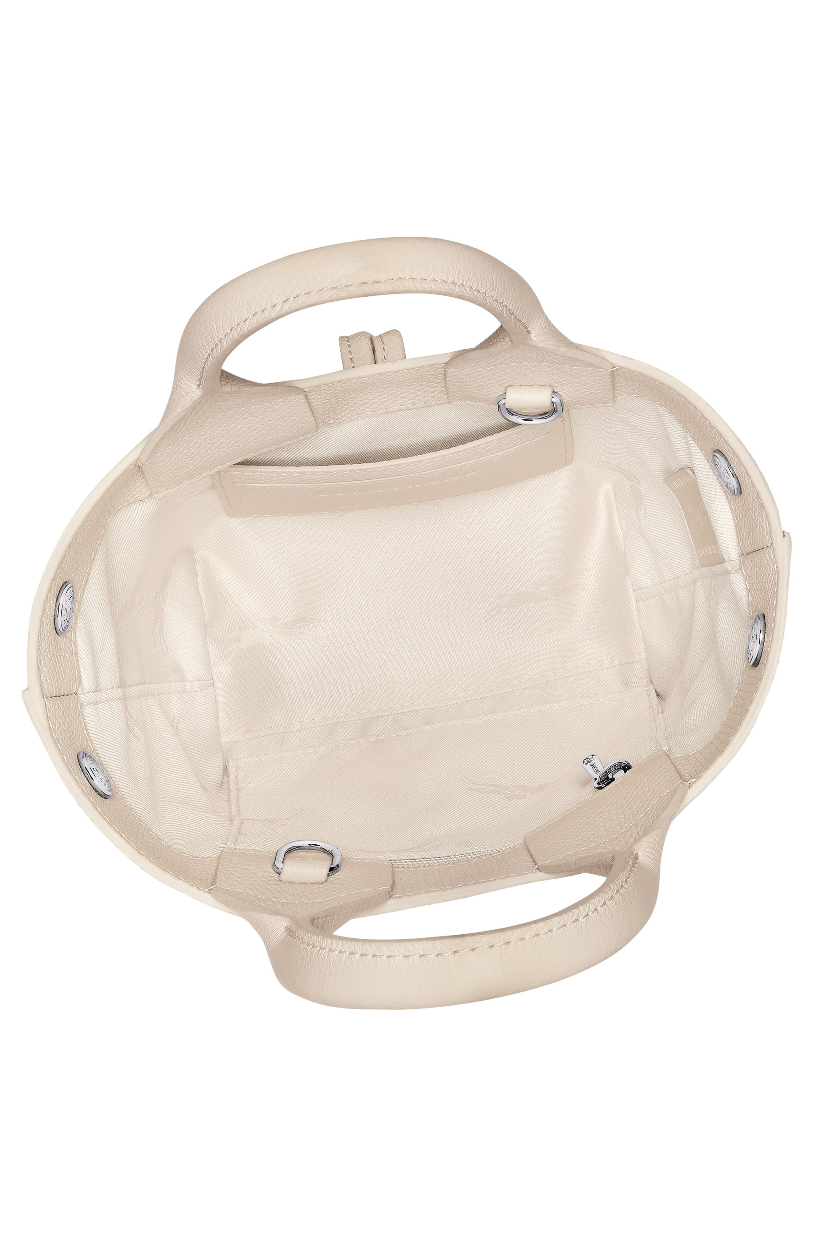 Longchamp Extra Small Le Roseau Leather Tote in Paper at Nordstrom - 4