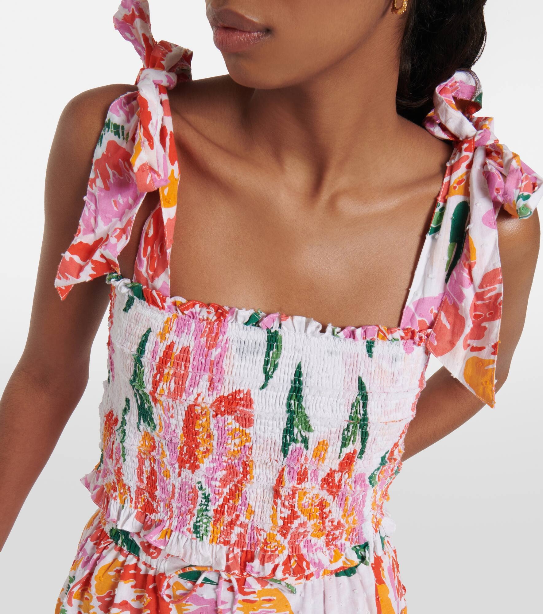 Triny printed cotton crop top - 4