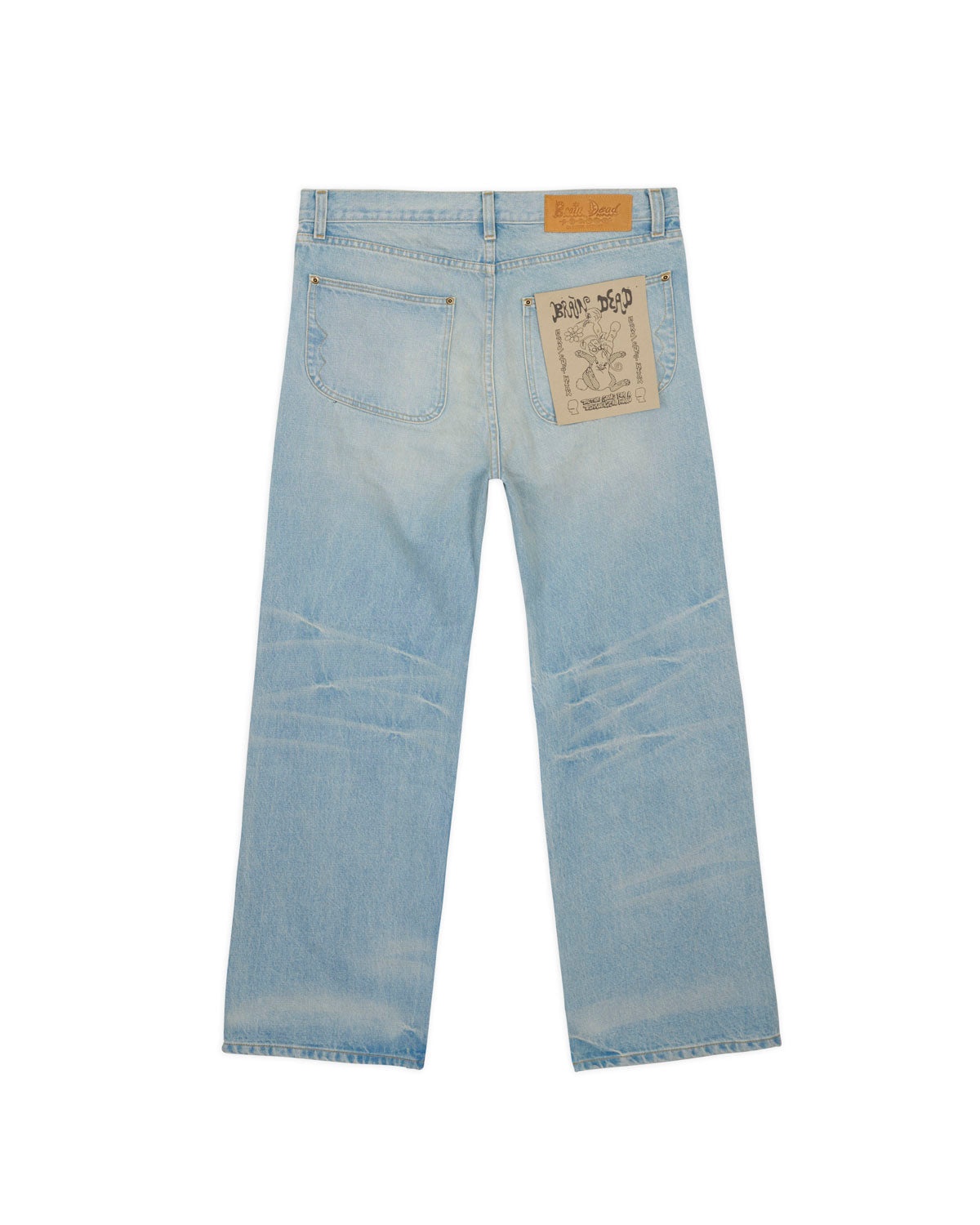 Type 00 15oz Selvedge Denim Pant - Light Washed Indigo - 3
