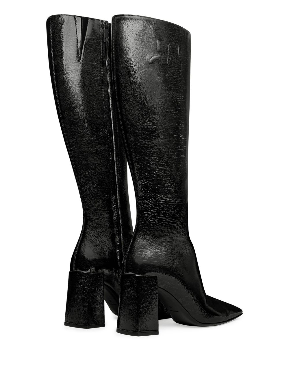 block-heeled knee-high boots - 3