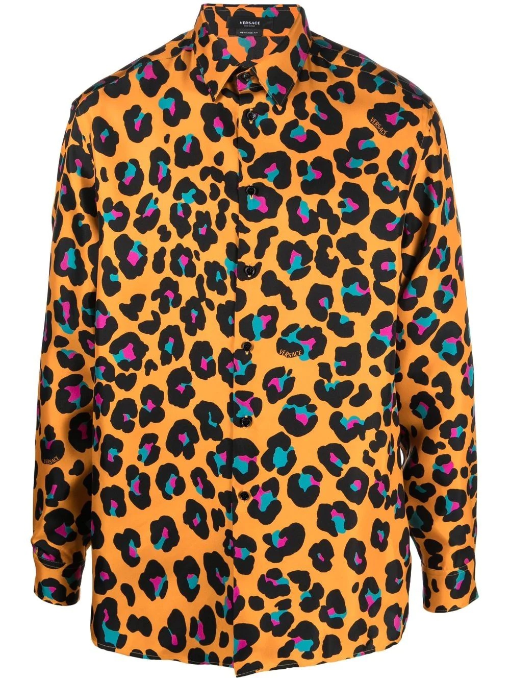 Daisy leopard-print silk shirt - 1