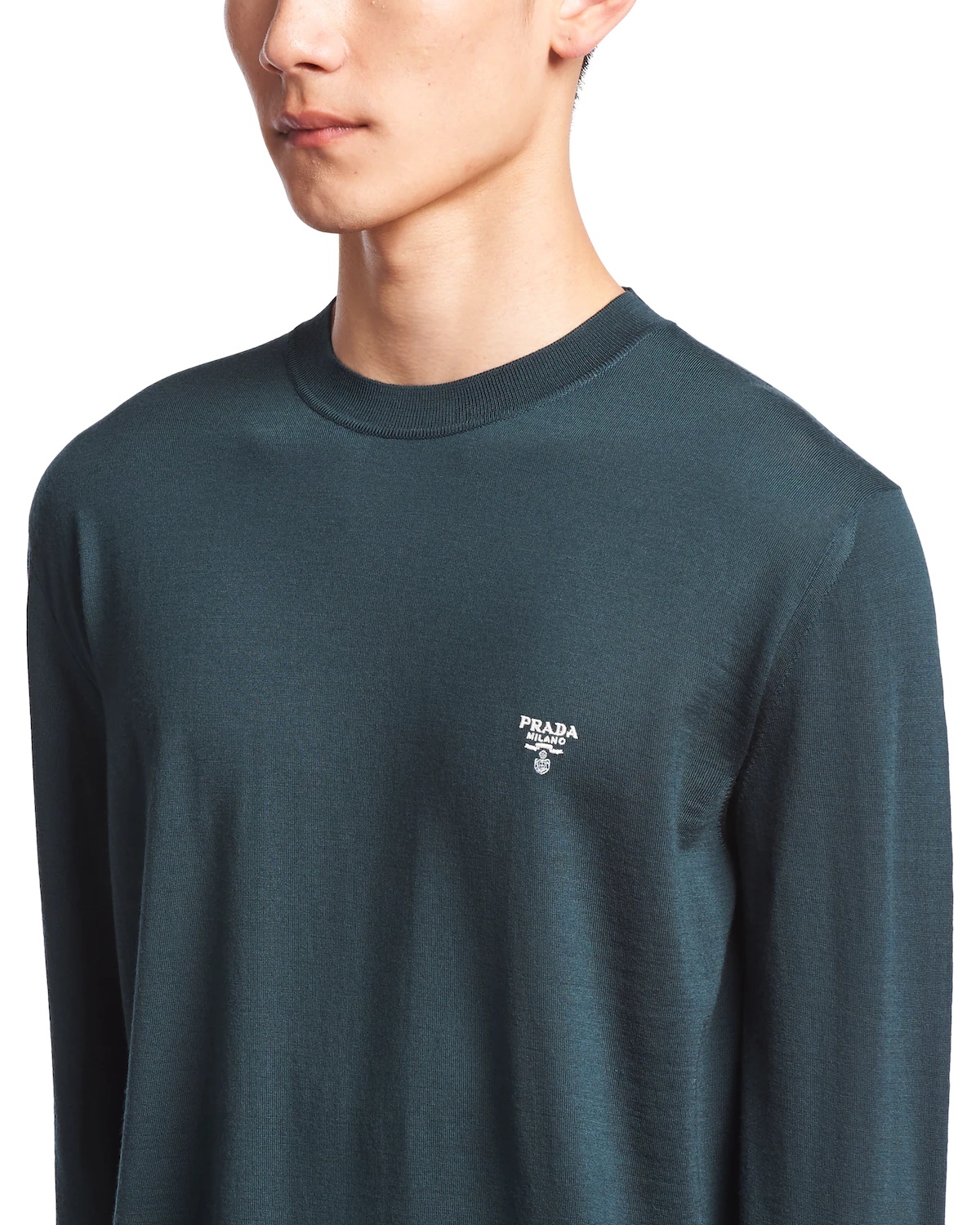 Superfine wool crew-neck sweater - 5